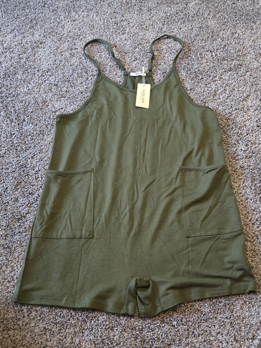 Ava & Viv Olive Green Romper